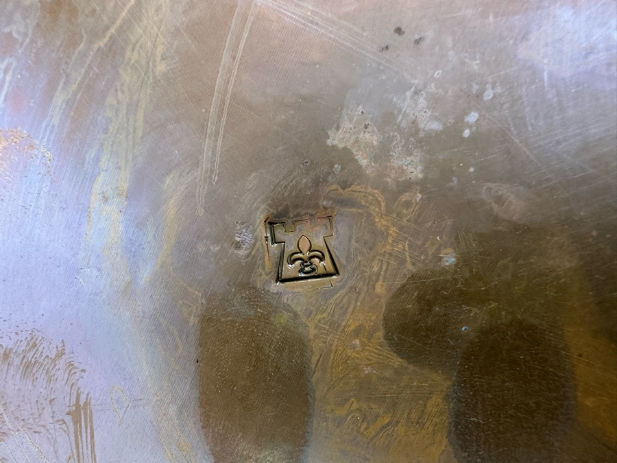 Large Signed Copper Teapot 19W X 15.5H [Photo 11]