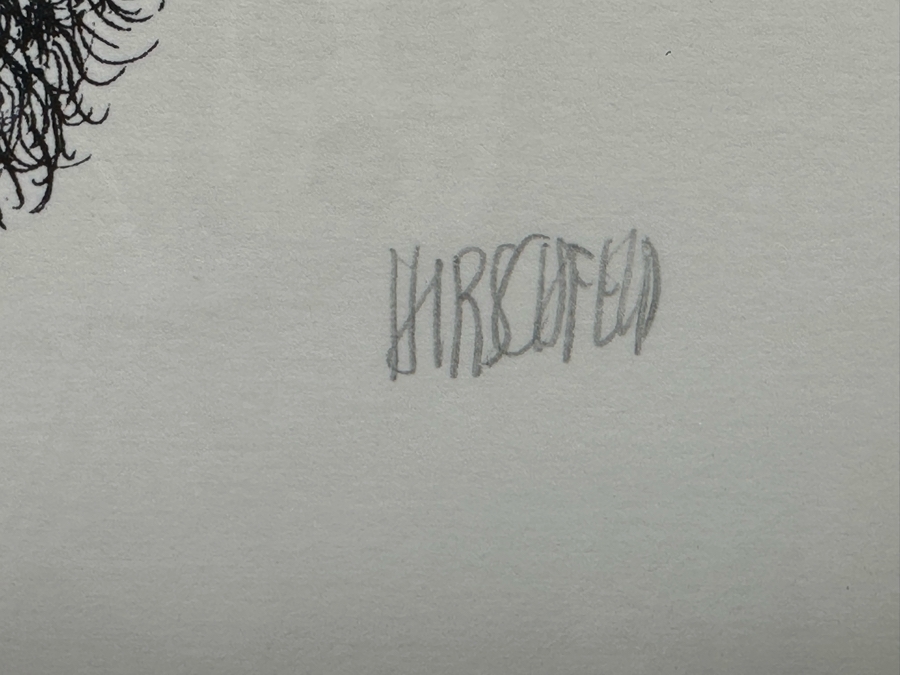 Al Hirschfeld Signed Limited Edition Print 139 Of 200 10.5 X 14 Framed 17.5 X 20.5 [Photo 7]