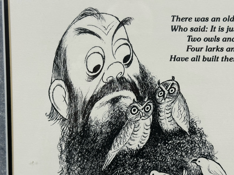 Al Hirschfeld Signed Limited Edition Print 139 Of 200 10.5 X 14 Framed 17.5 X 20.5 [Photo 4]