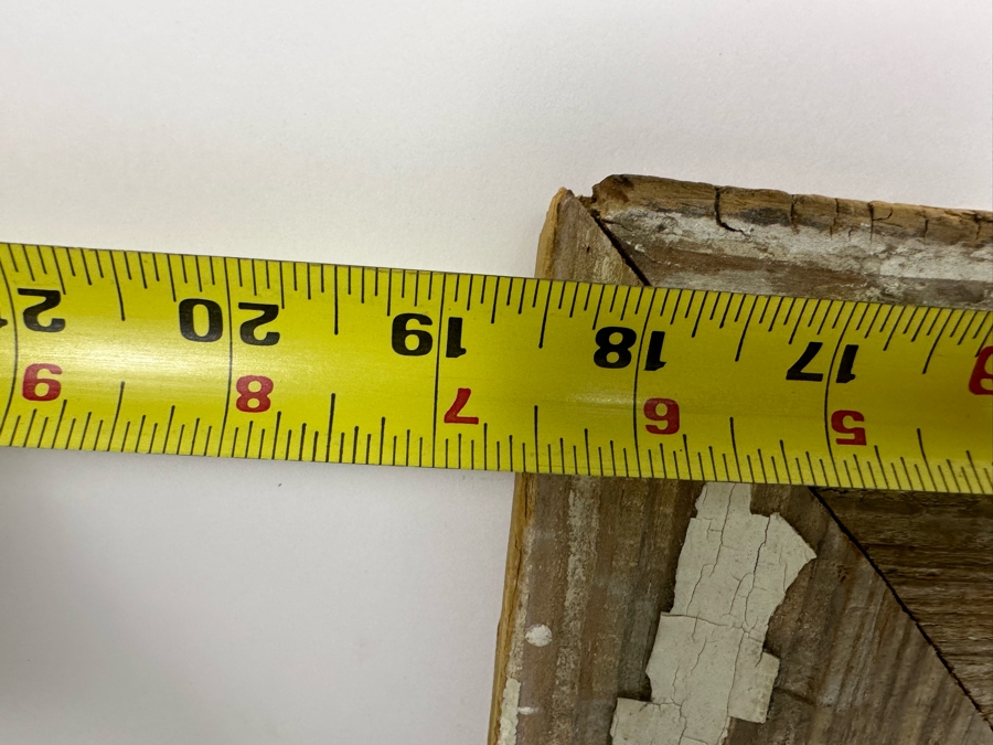 Linda Scharck La Jolla, CA “Vintage Tractor” Signed And Titled On Back 9.5 X 9.5 Framed 18.5 X 18.5 [Photo 10]