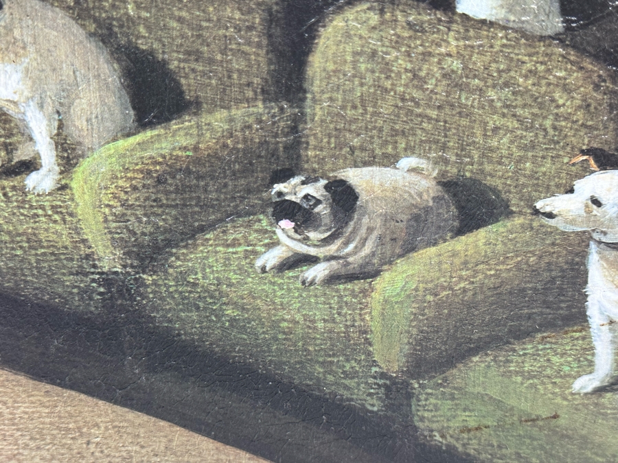 Framed Giclee Print RCA Nipper Dogs 23W X 19.5 Framed 28.5 X 24 [Photo 6]