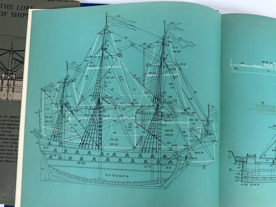 1963 First Edition Book The Lore Of Ships By Tre Tryckare [Photo 8]