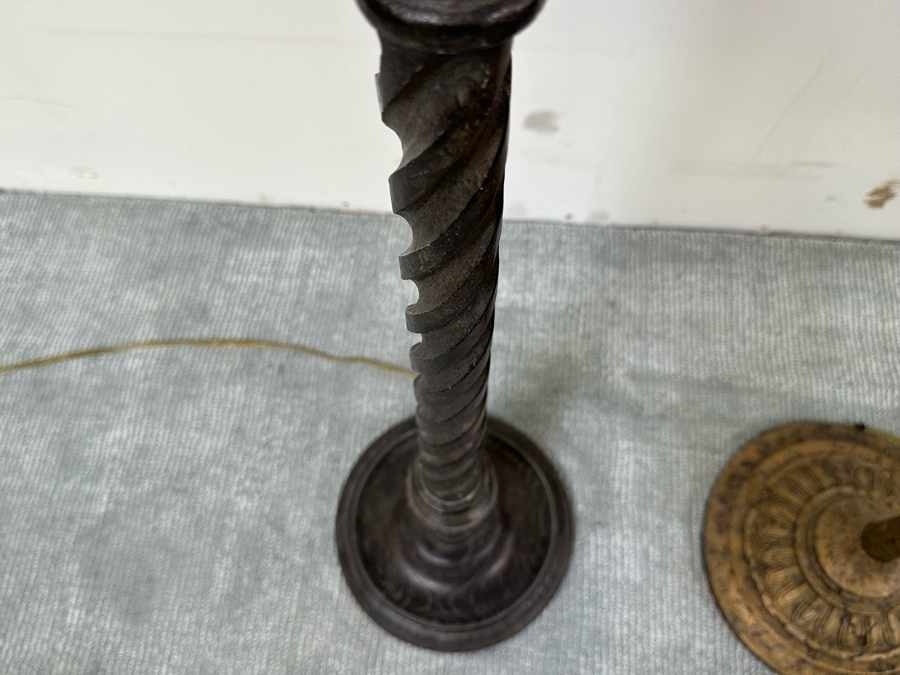 Pair Of Floor Lamps 55H & 58H [Photo 7]