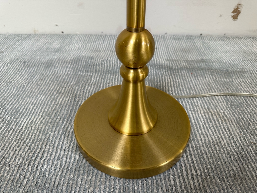 Gold Tone Floor Lamp 57H [Photo 4]