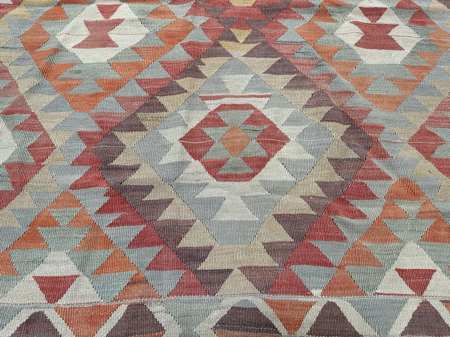 Vintage Handmade Turkish Kilim Area Rug 45.5 X 72 [Photo 2]