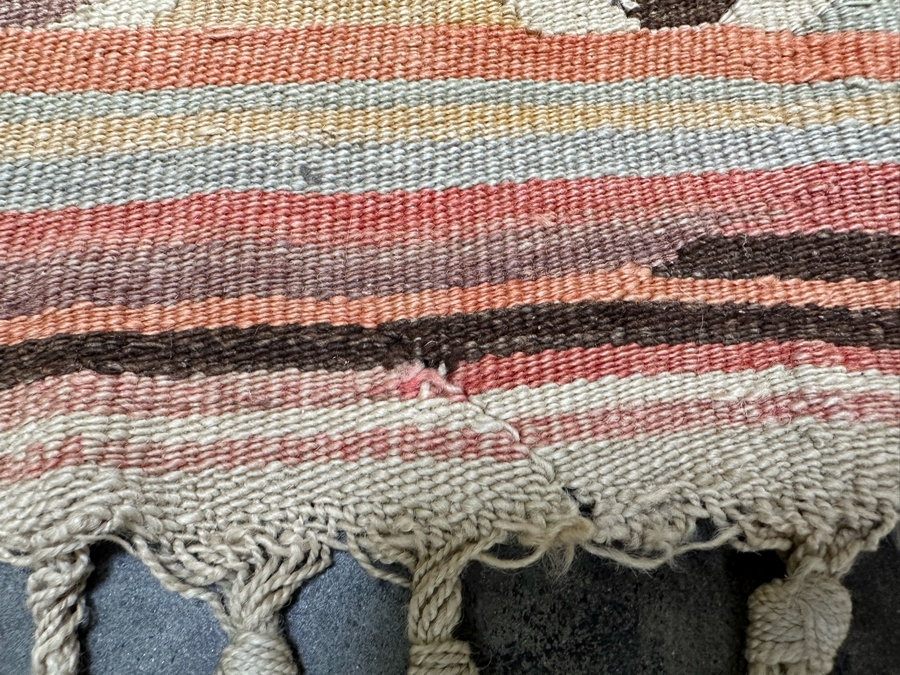Vintage Handmade Turkish Kilim Area Rug 45.5 X 72 [Photo 10]