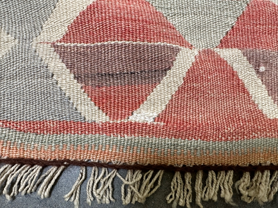 Vintage Handmade Turkish Kilim Area Rug 45.5 X 72 [Photo 5]