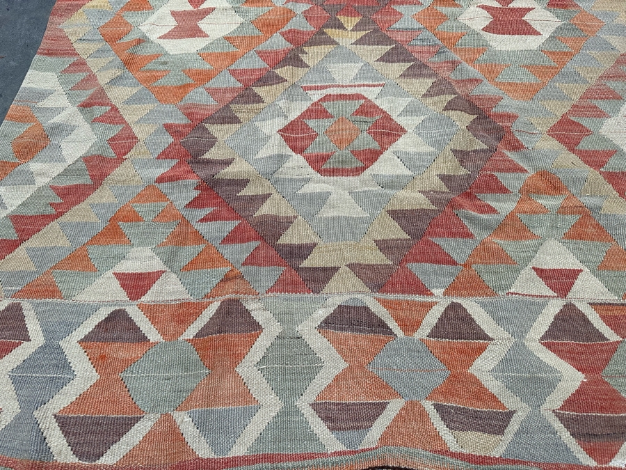 Vintage Handmade Turkish Kilim Area Rug 45.5 X 72 [Photo 3]