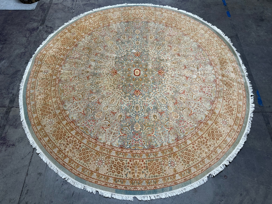 Stunning Circular Wool Entrance Area Rug 101R [Photo 4]