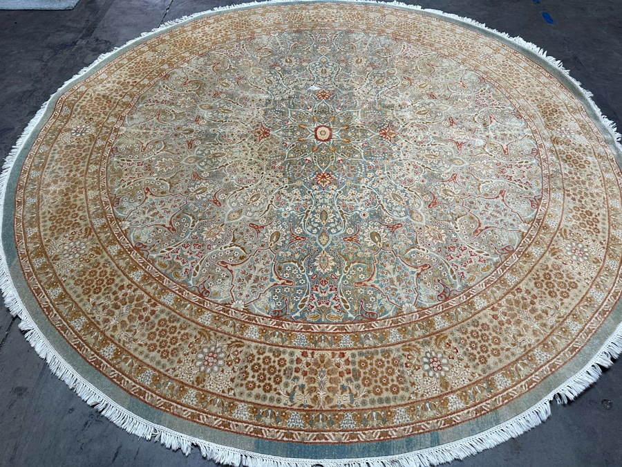 Stunning Circular Wool Entrance Area Rug 101R [Photo 5]