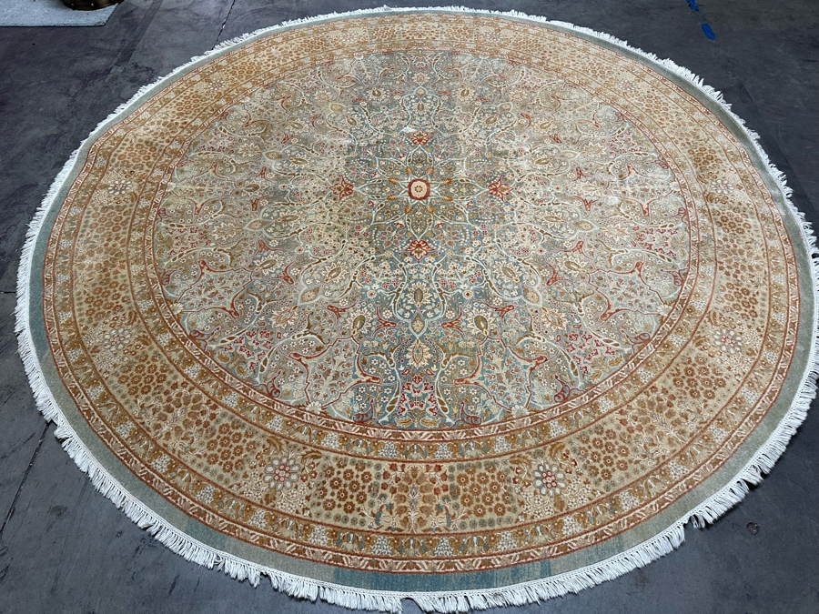 Stunning Circular Wool Entrance Area Rug 101R [Photo 2]
