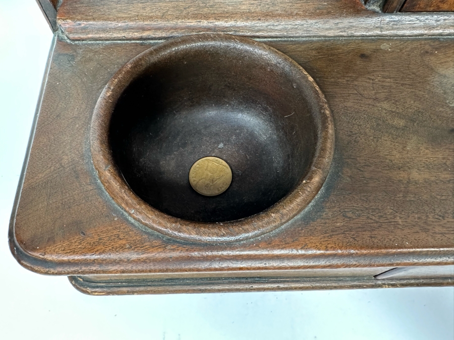 J. C. Cox Double Sided 19th Century English Pub Till Early Antique Cash Register London England 17W X 9D X 16H [Photo 10]