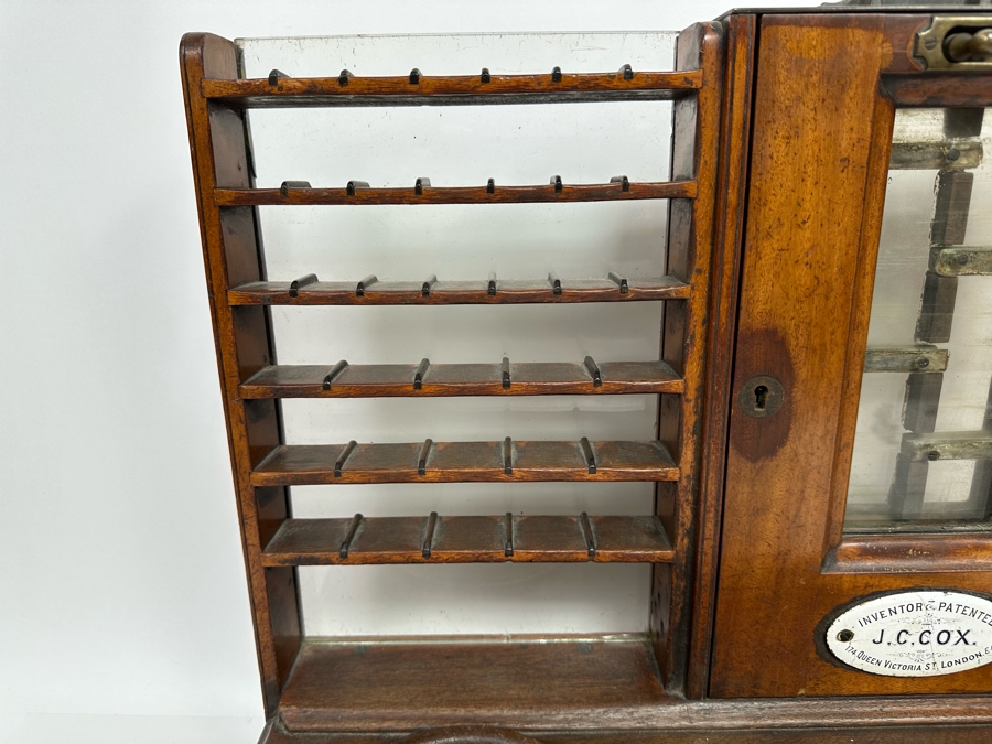 J. C. Cox Double Sided 19th Century English Pub Till Early Antique Cash Register London England 17W X 9D X 16H [Photo 5]