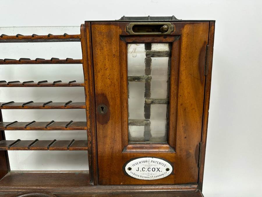 J. C. Cox Double Sided 19th Century English Pub Till Early Antique Cash Register London England 17W X 9D X 16H [Photo 12]