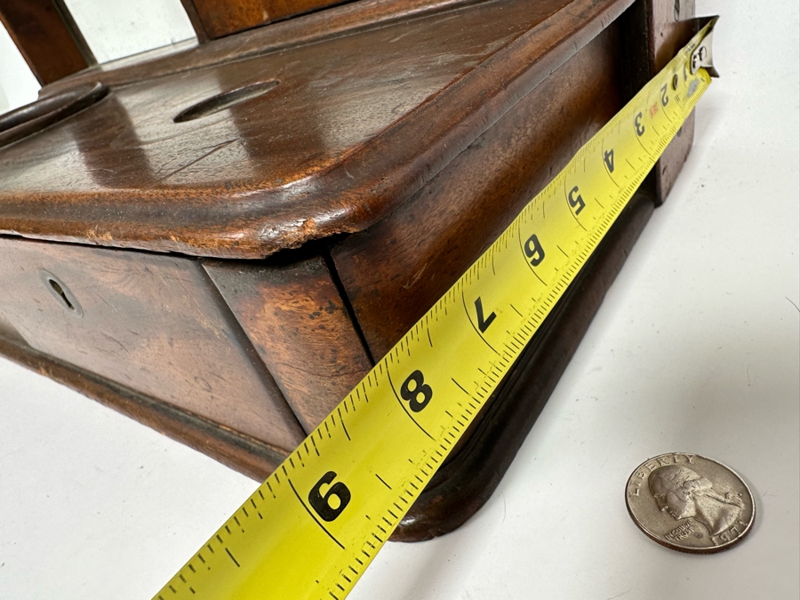 J. C. Cox Double Sided 19th Century English Pub Till Early Antique Cash Register London England 17W X 9D X 16H [Photo 19]