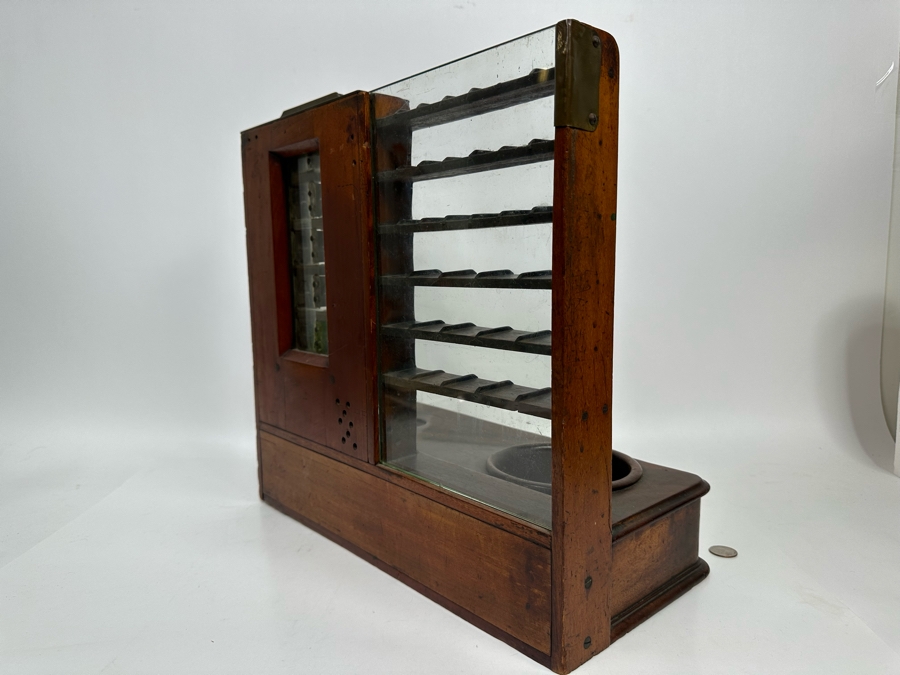 J. C. Cox Double Sided 19th Century English Pub Till Early Antique Cash Register London England 17W X 9D X 16H [Photo 17]