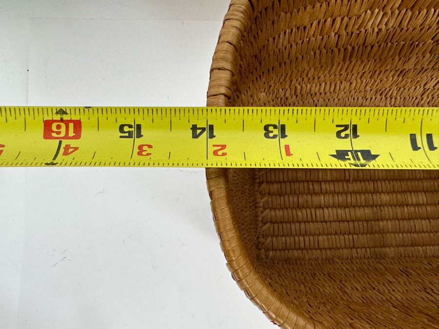 Native American Woven Basket From The Thompson River Area Of The Northwest US / Canada 14W X 4D X 7.5H [Photo 12]