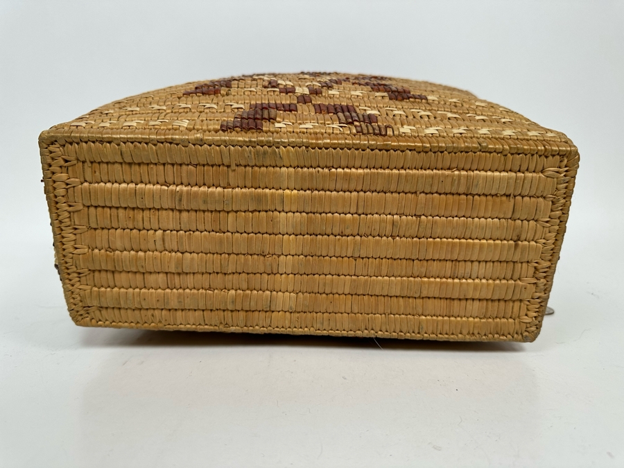Native American Woven Basket From The Thompson River Area Of The Northwest US / Canada 14W X 4D X 7.5H [Photo 11]