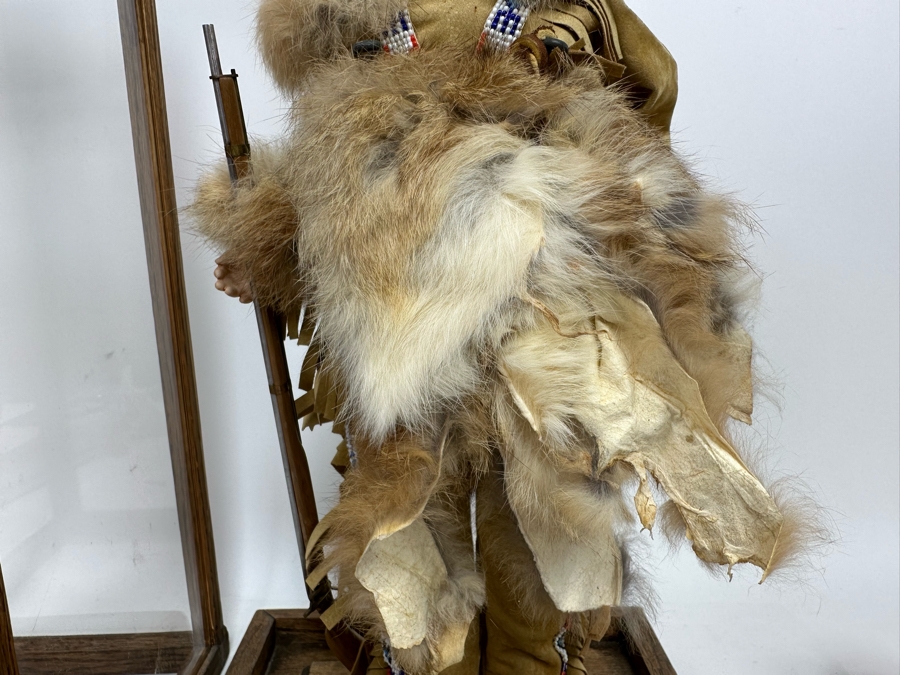 Vintage Western Doll With Protective Glass Case 10.5W X 10.5D X 22.5H [Photo 16]