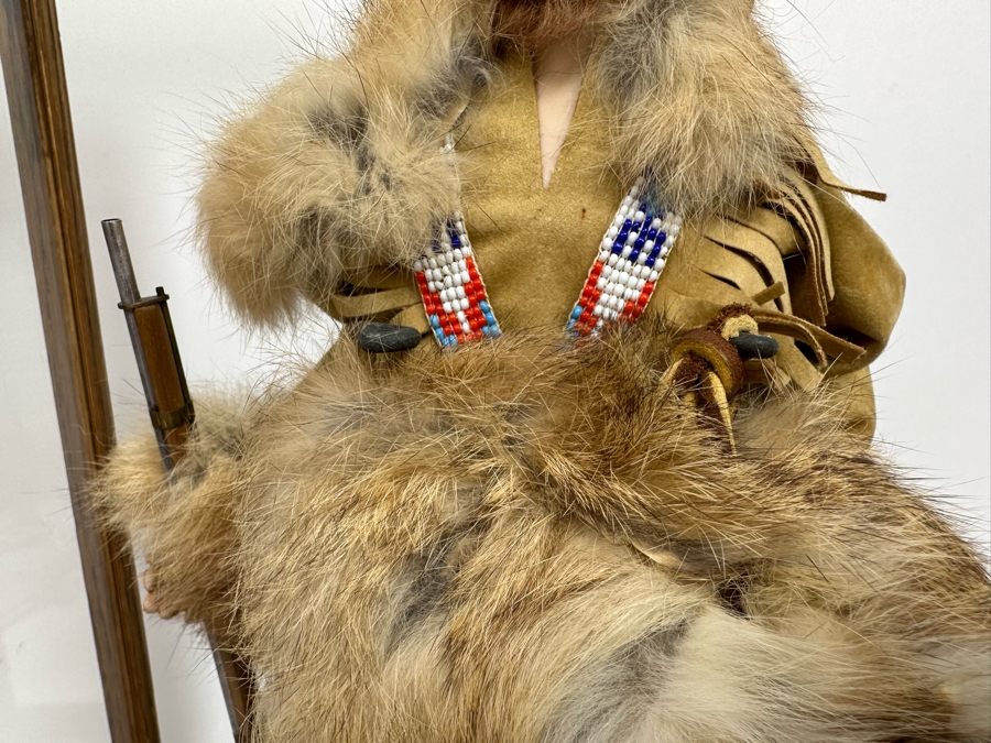 Vintage Western Doll With Protective Glass Case 10.5W X 10.5D X 22.5H [Photo 7]