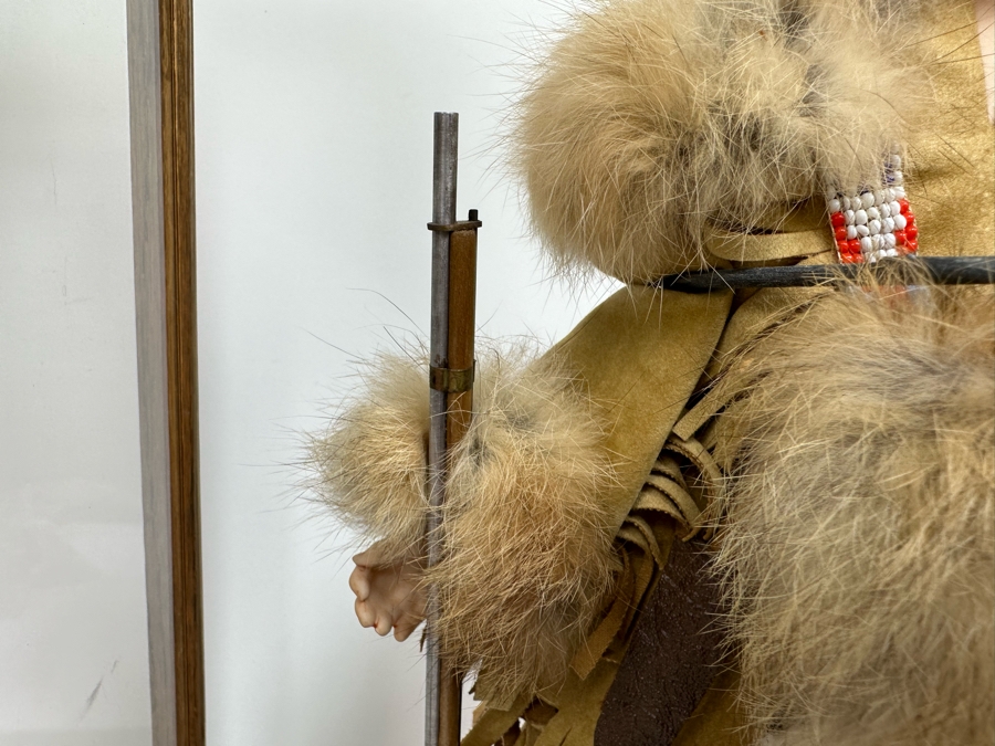 Vintage Western Doll With Protective Glass Case 10.5W X 10.5D X 22.5H [Photo 8]