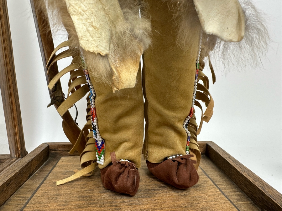 Vintage Western Doll With Protective Glass Case 10.5W X 10.5D X 22.5H [Photo 17]