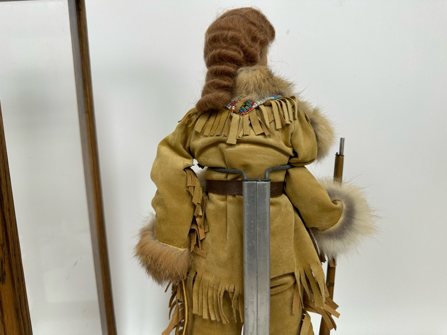 Vintage Western Doll With Protective Glass Case 10.5W X 10.5D X 22.5H [Photo 14]
