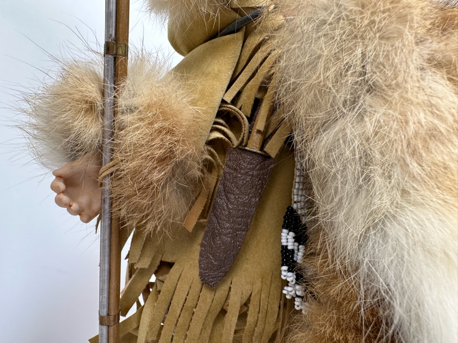 Vintage Western Doll With Protective Glass Case 10.5W X 10.5D X 22.5H [Photo 9]