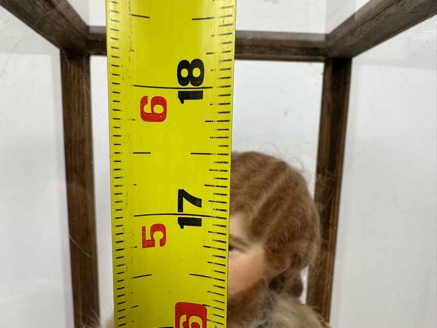 Vintage Western Doll With Protective Glass Case 10.5W X 10.5D X 22.5H [Photo 22]