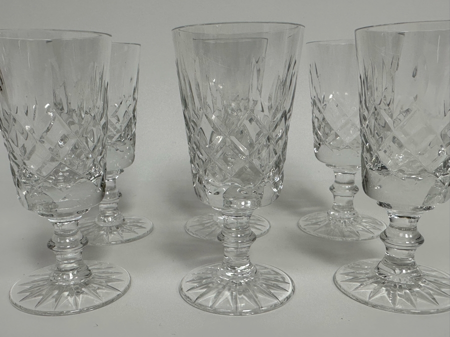 (6) Waterford Crystal Stemware Glasses 4H With Original Box