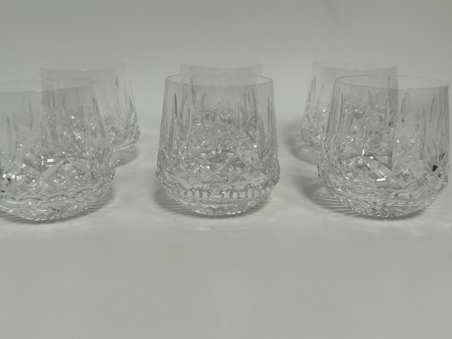 (8) Waterford Crystal Lismore Pattern Roly Poly Tumbler Glasses 3 3/8H With Original Box Retails $800