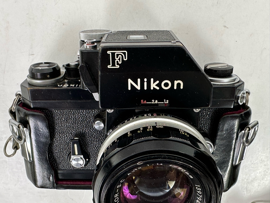 Nikon F Film Camera With 50mm Nikkor Lens, Leather Case And Strap [Photo 7]