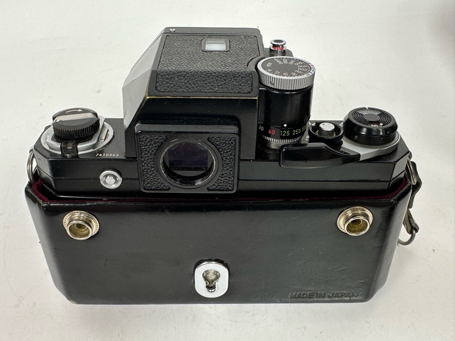 Nikon F Film Camera With 50mm Nikkor Lens, Leather Case And Strap [Photo 15]