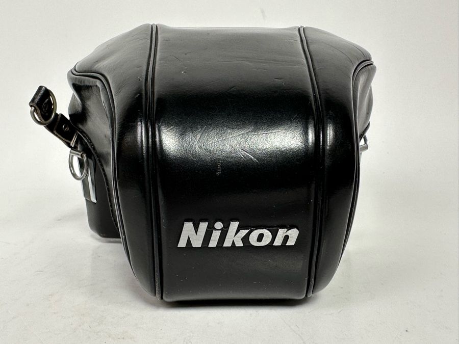 Nikon F Film Camera With 50mm Nikkor Lens, Leather Case And Strap [Photo 9]