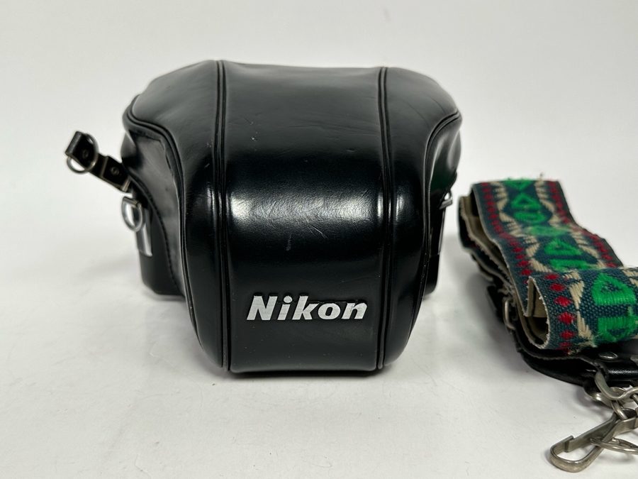 Nikon F Film Camera With 50mm Nikkor Lens, Leather Case And Strap [Photo 8]