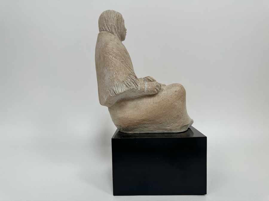 Austin Productions Sculpture Of A Native American Woman By James Marshall 5W X 5.5D X 12H [Photo 9]