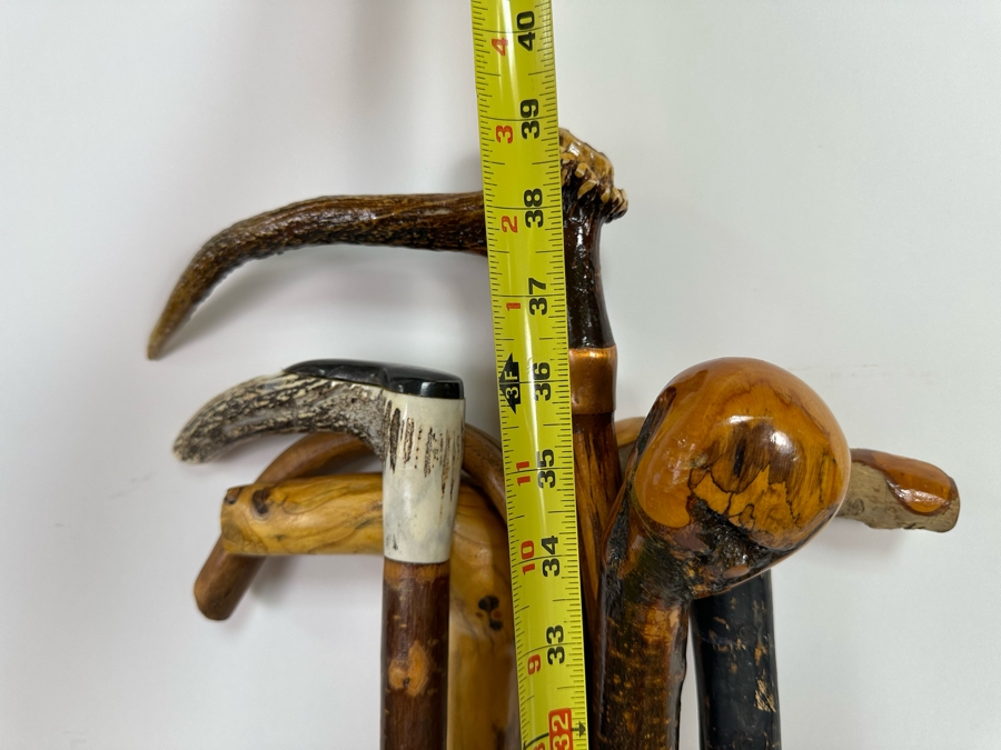 Collection Of Seven Vintage Wooden Canes [Photo 10]