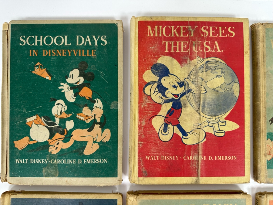 Collection Of 8 Walt Disney Books In Poor Condition [Photo 3]