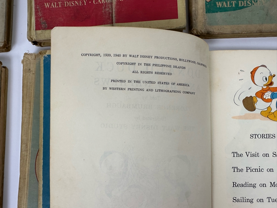 Collection Of 8 Walt Disney Books In Poor Condition [Photo 25]