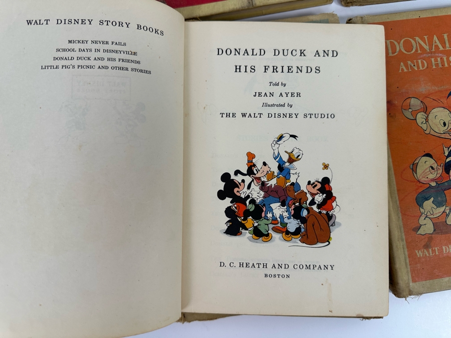 Collection Of 8 Walt Disney Books In Poor Condition [Photo 15]