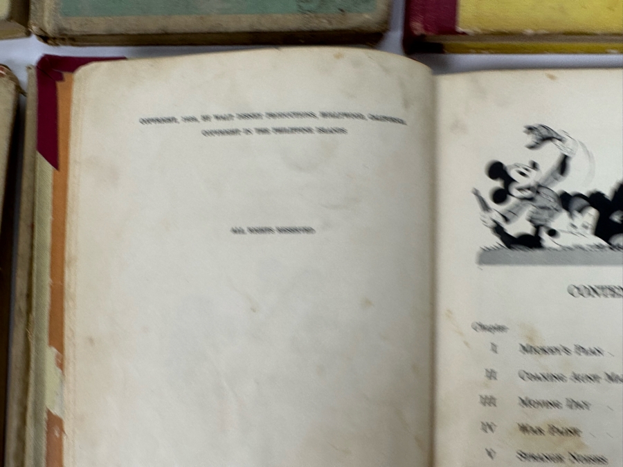 Collection Of 8 Walt Disney Books In Poor Condition [Photo 28]