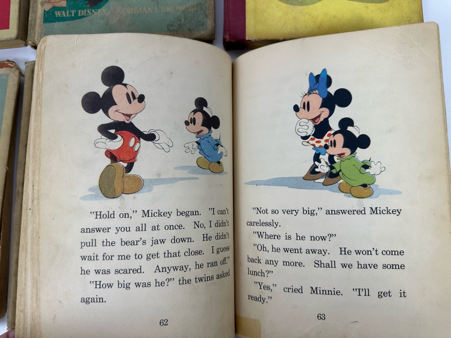 Collection Of 8 Walt Disney Books In Poor Condition [Photo 30]
