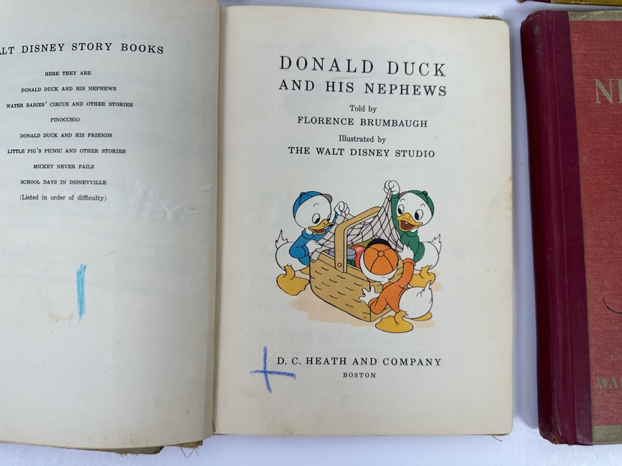 Collection Of 8 Walt Disney Books In Poor Condition [Photo 24]