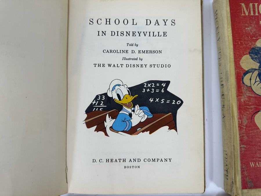 Collection Of 8 Walt Disney Books In Poor Condition [Photo 13]