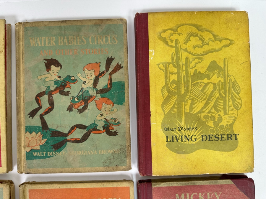 Collection Of 8 Walt Disney Books In Poor Condition [Photo 4]
