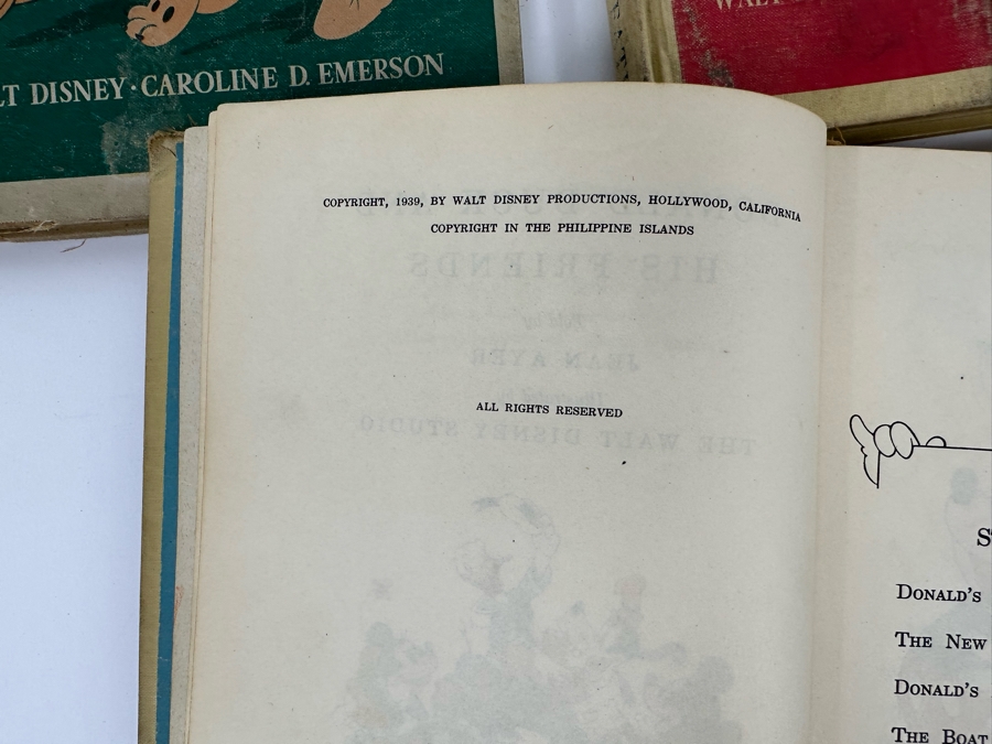 Collection Of 8 Walt Disney Books In Poor Condition [Photo 16]