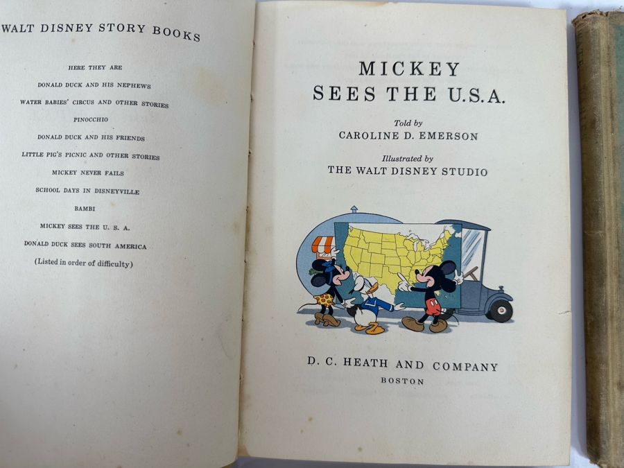 Collection Of 8 Walt Disney Books In Poor Condition [Photo 7]