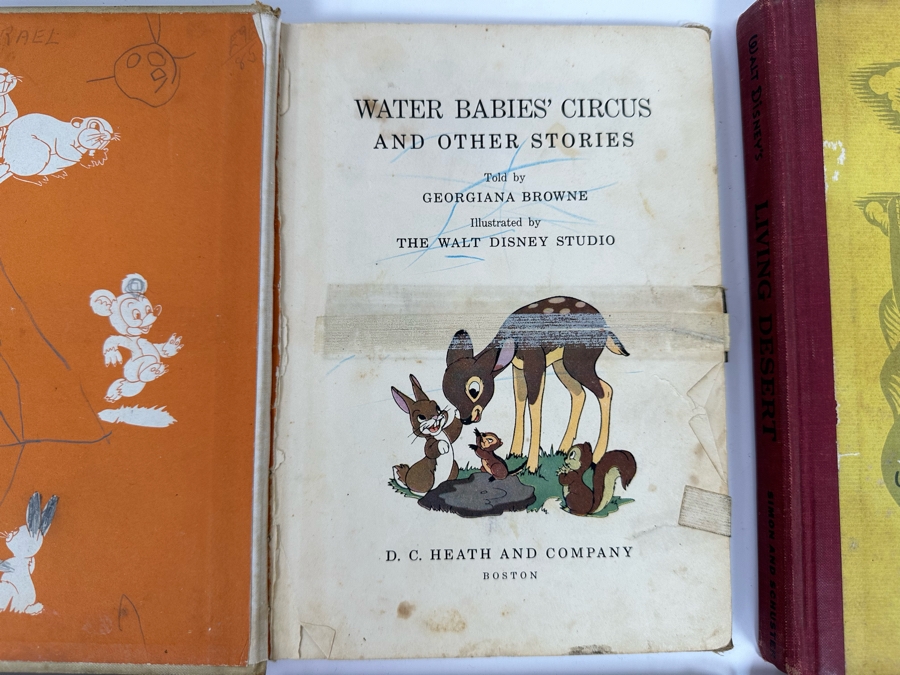 Collection Of 8 Walt Disney Books In Poor Condition [Photo 9]