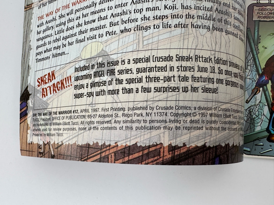 First Edition Ghostbusters 1984 Storybook And Signed Shi: The Way Of The Warrior #12 Comic Book First Printing 1997 [Photo 5]