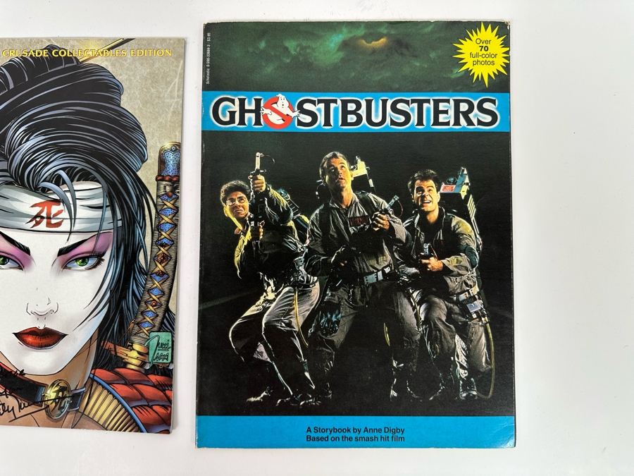 First Edition Ghostbusters 1984 Storybook And Signed Shi: The Way Of The Warrior #12 Comic Book First Printing 1997 [Photo 7]